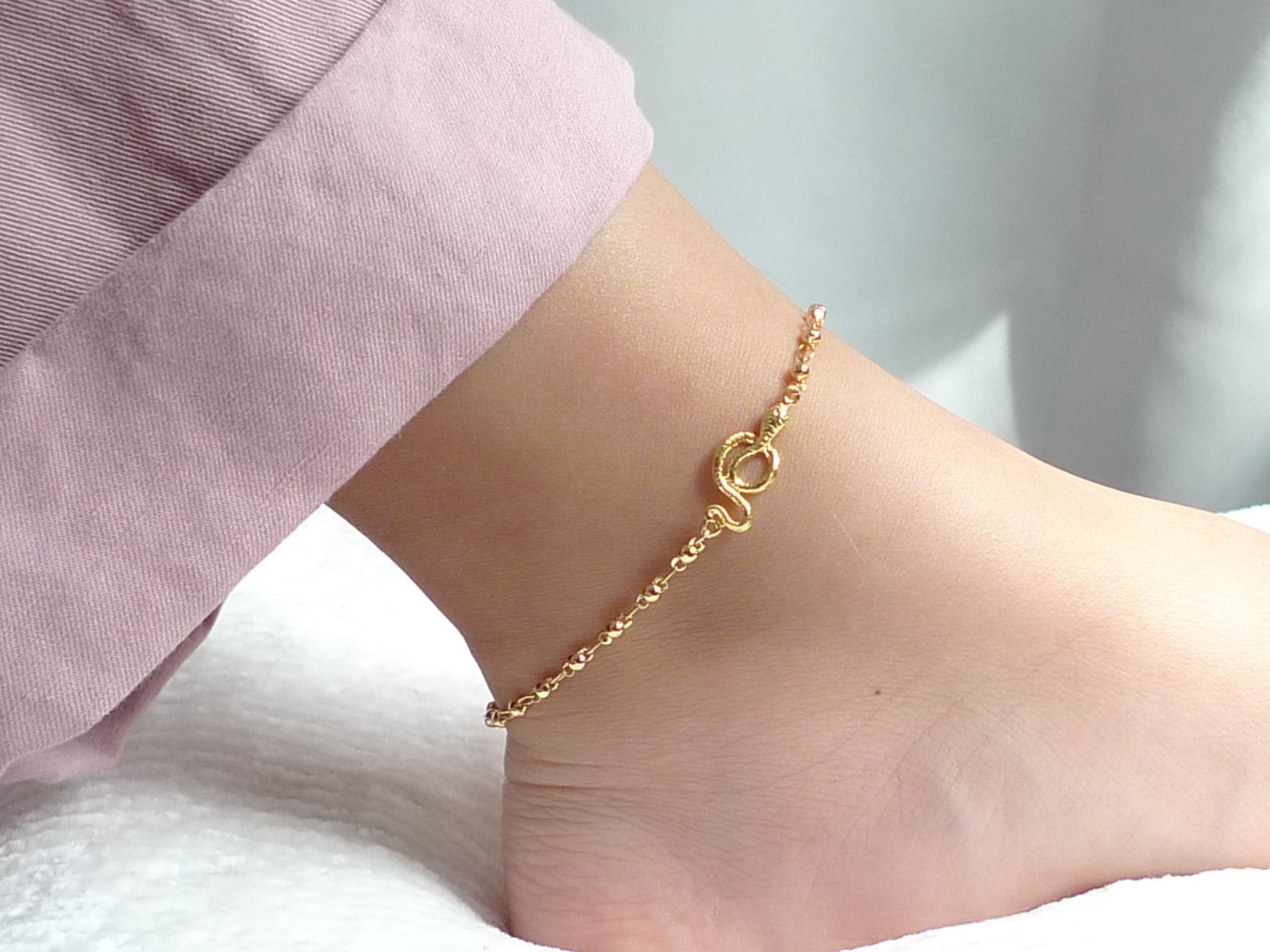 Scorpio Etsy Anklet -