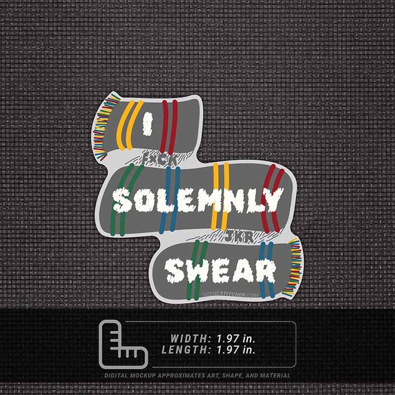 Raccacoonie / Harry Potter eco stickers ˣ durable, waterproof PVC-free paper ˣ UK-made / USA shipped image 5