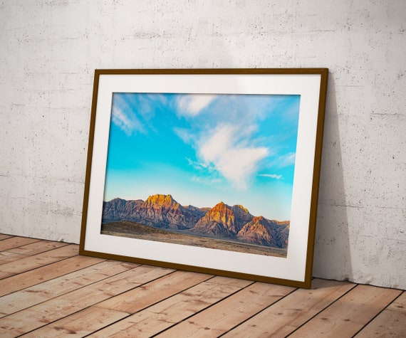 Instant Digital Download Landscape Art Landscape Print Red Rock Canyon Morning Landscape Photo Instant Download