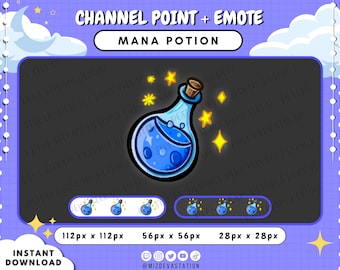 Mana Potion Channel Point | DND Emote | Twitch + KICK and Discord