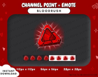 Emote de evento Bloodpoint: Punto de canal de Twitch/Discord de DBD (descarga digital)