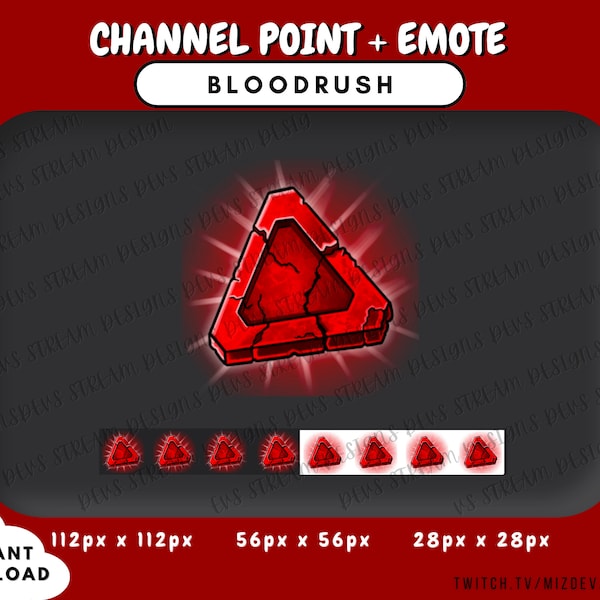 Bloodpoint Event Emote | Blood Rush/ Blood Hunt/ Blood Feast | DBD Channel Point | KICK | Twitch | Discord | YouTube