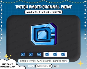 Monedas de unidades de Marvel Rivals / Emotes y puntos de canal de Twitch / KICK / Twitch / YouTube / Discord