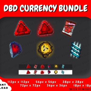 DBD Currency Twitch Emotes & Badges | Channel Points | KICK | Twitch | YouTube | Discord
