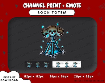 Gesto de Twitch Tótem de bendición / Punto de canal / DBD / KICK / Twitch / Discord