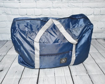 1pc Blue Travel/overnight Duffel Bag, Large Capacity Luggage Bag