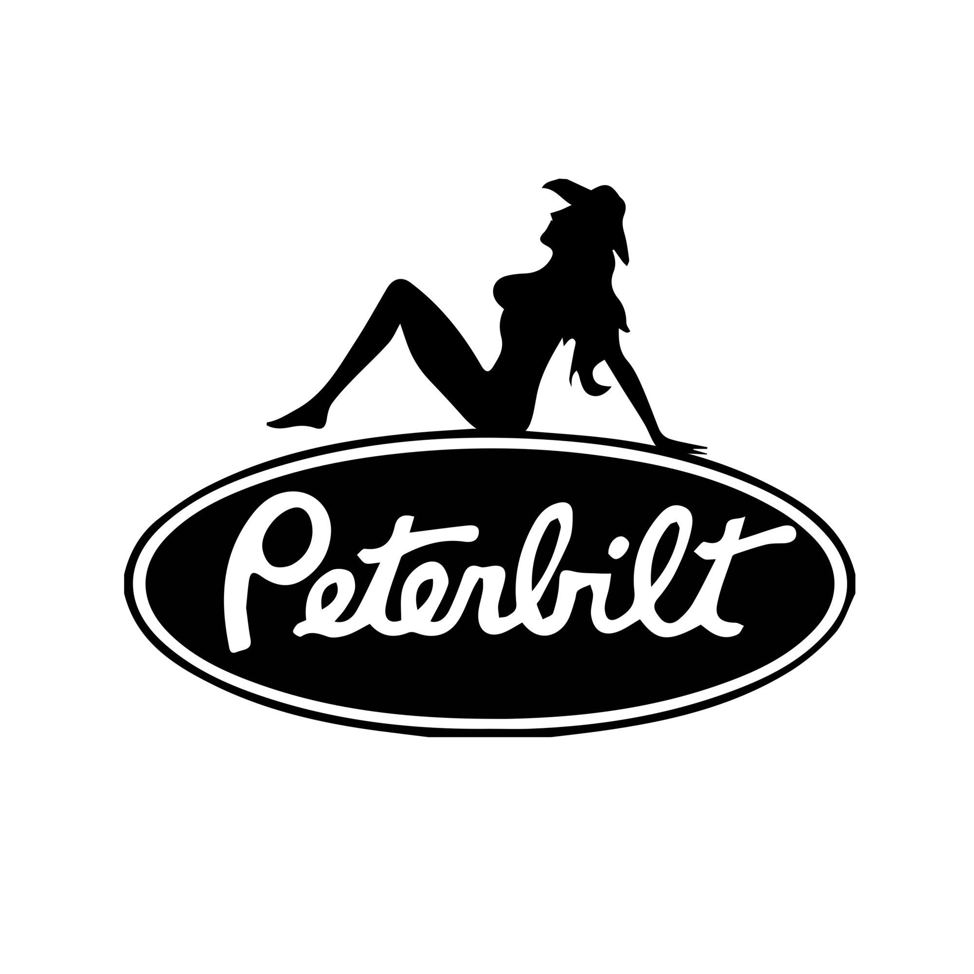 Peterbilt Logo Woman SVG PNG JPG Dxf - Etsy
