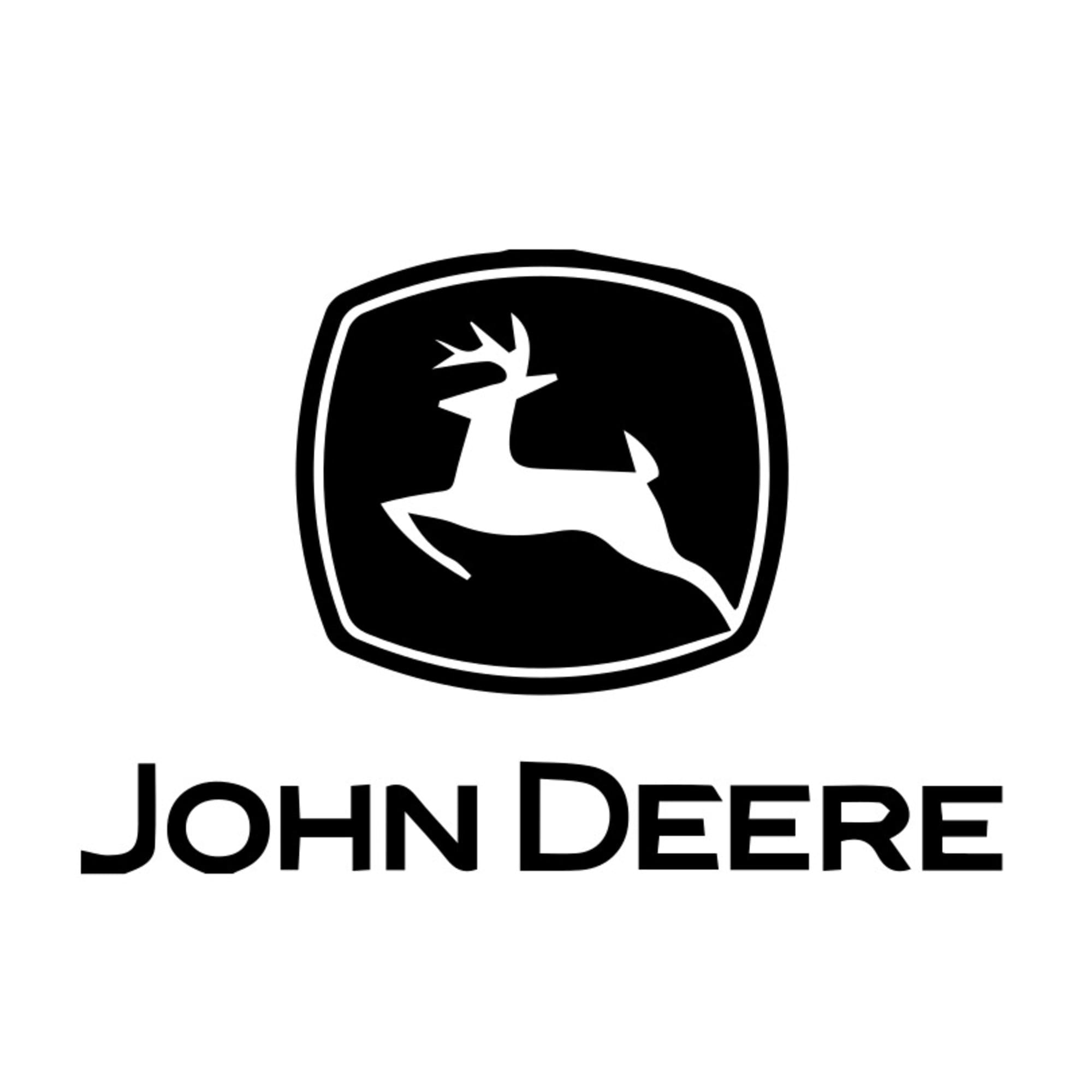 John Deere Yellow/Black 1.75" Text Stickers      JD-389 