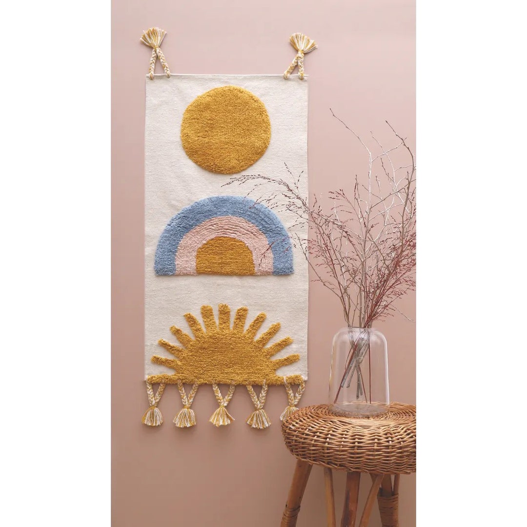 Art Deco Wall Hanging Nursery Murals Rainbow Murals Nursery Wall