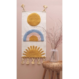 Art Deco wall hanging | Nursery murals | Rainbow murals | Nursery wall decoration | Murals