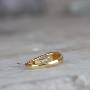1.10CT Lab Created Tapered Baguette Solitaire 18K Gold Engagement Ring