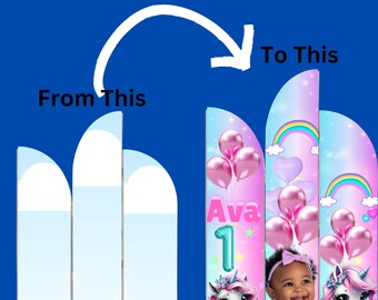 Plantilla de Canva para maqueta de fondo de arco: Diseño de panel de Hobby Lobby (Descarga digital)