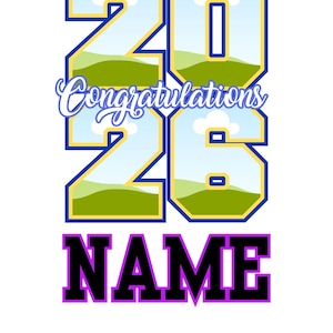 Editable Graduation Canva Templates for 2026 PLR, Customizable Grad Templates image 10