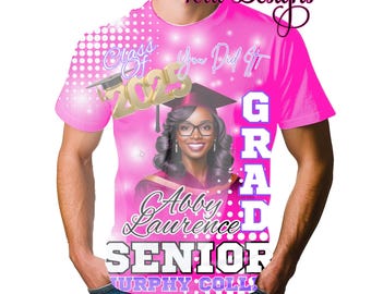 Graduation Shirt Design Bundle: Editable Canva T-Shirt Template (Digital Download)