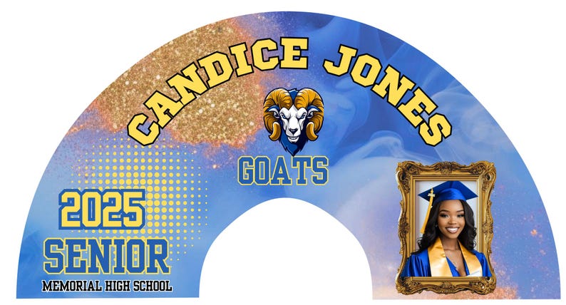 Editable Graduation Canva Templates for 2026 PLR, Customizable Grad Templates image 3