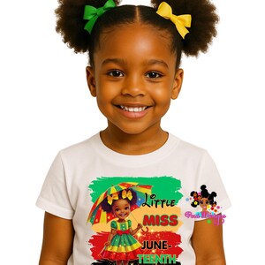 Little Girl Juneteenth Shirt Design,PNG design,African American Girl,Student,Amazing Fellow, Baby Girl