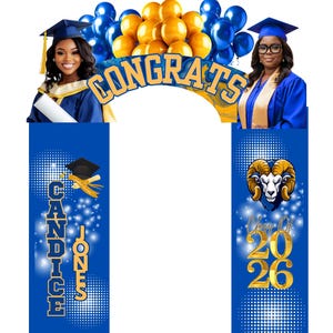 Editable Graduation Canva Templates for 2026 PLR, Customizable Grad Templates image 5