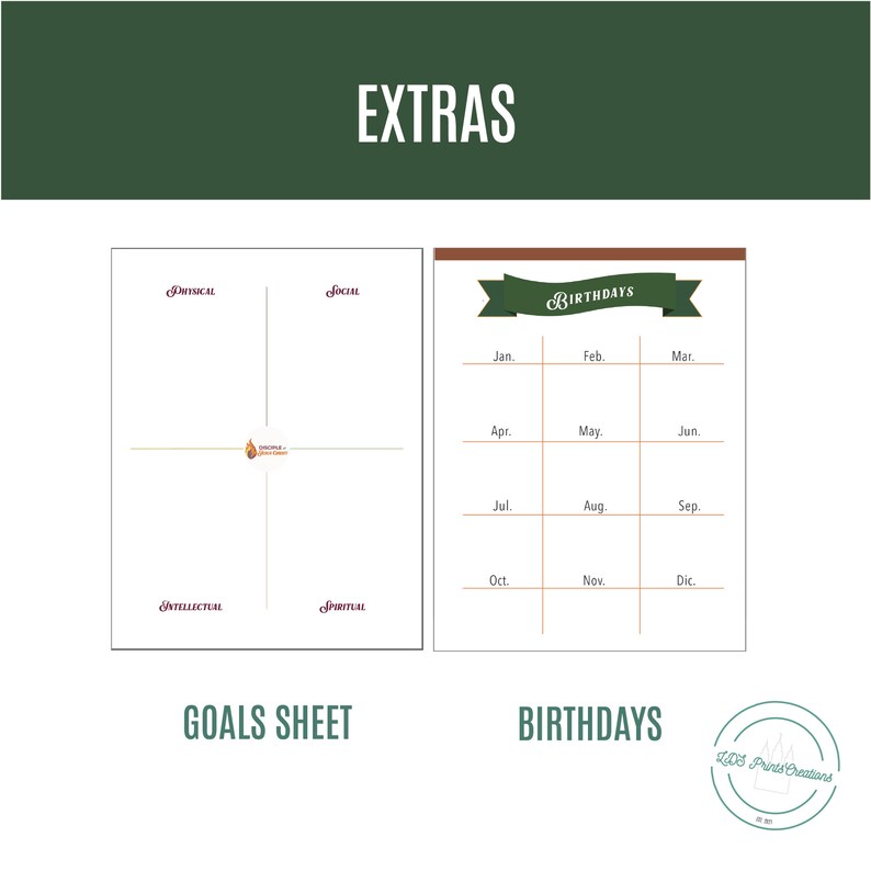 LDS Young Women 2024 PLANNER YW Theme 2024 Printable Instant Download 8