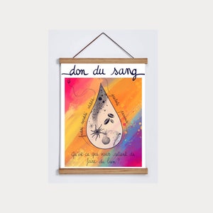 Affiches Art&Santé - Don du Sang (1 affiche)
