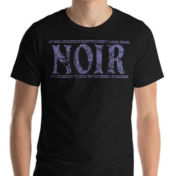 Noir T-Shirt - Tiger Clown Clothing - French Shirt - Film Noir Shirt - Esoteric Shirt - Grunge Shirt