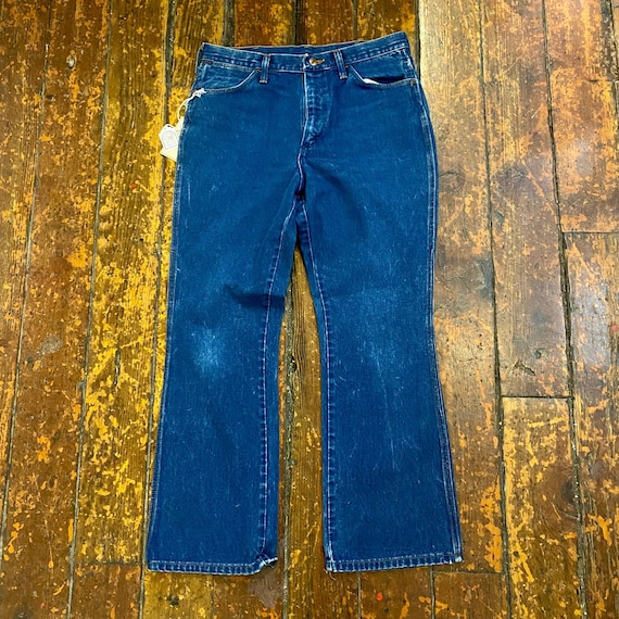 Vintage Wrangler 33"x30" 945DEN Bootcut No Fault … - image 1