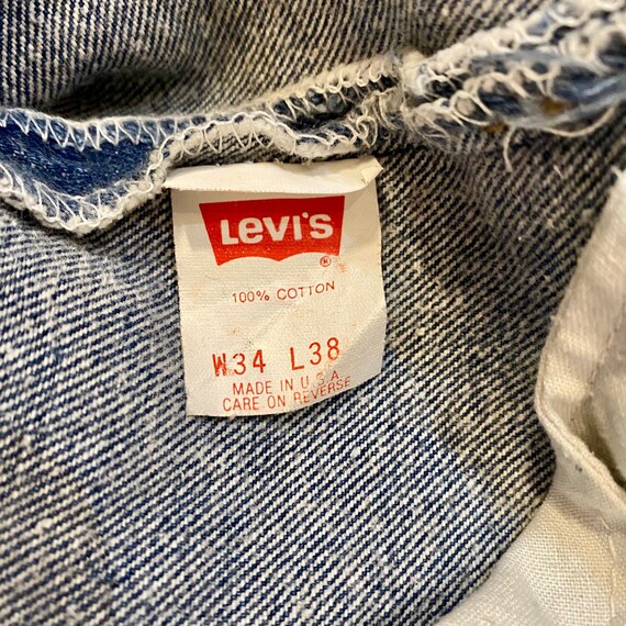 Early 90's Levis 501xx 31.5"x35" - image 5