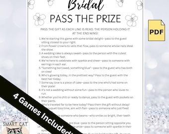 Gioco "Passa il premio" per l'addio al nubilato in formato PDF, poesia "Passa il regalo" stampabile, attività divertente per il matrimonio, gioco per l'addio al nubilato per gli ospiti, download immediato