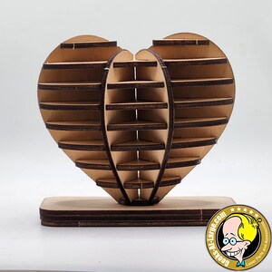 Cuore SVG Art - Cuore di San Valentino / xTool / Glowforge / Incisore laser