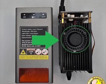 Creality Falcon2 22W Fan Replacement - Plug & Play