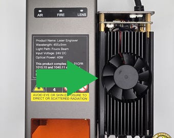 Sostituzione della ventola Creality Falcon2 da 40 W - Plug & Play