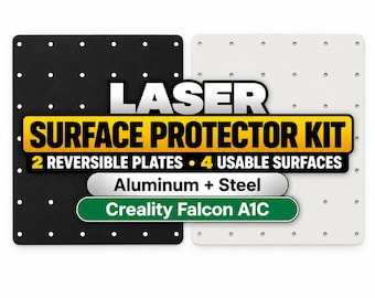 Creality Falcon A1C Laser Surface Protector Kit, Aluminum & Magnetic Steel Plates