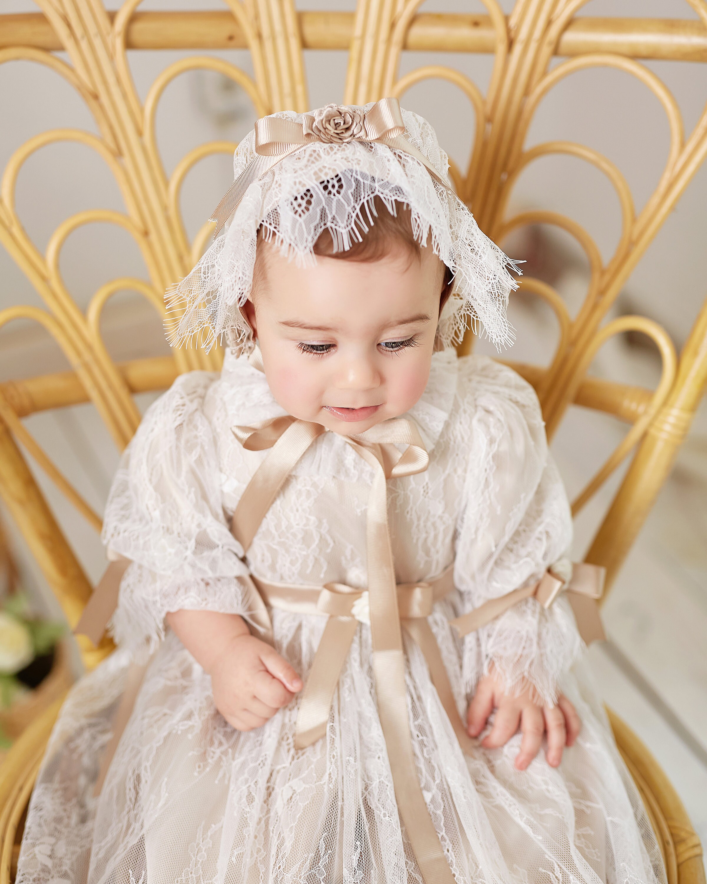 Christening Gown Girl Baby Lace Gown Girl Baptism Dress Etsy