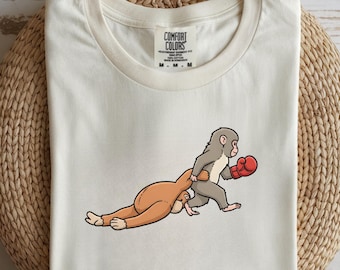 Monkey Punch Comfort Colors T-Shirt - Cute Monkey Shirt - Team Punch - Punch the Monkey