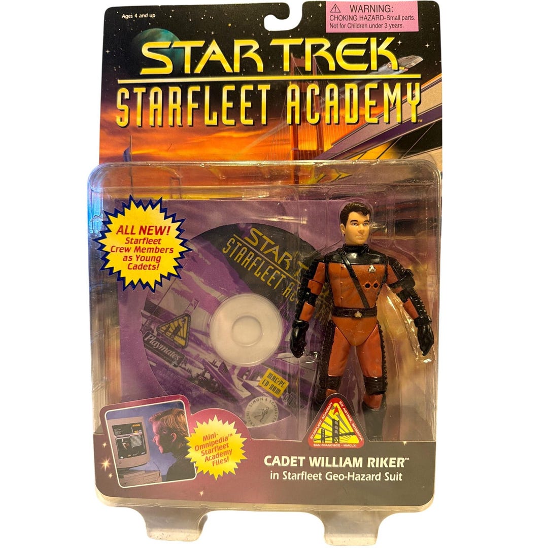 Star Trek Starfleet Academy Cadet William Riker CD-ROM. Vintage ...