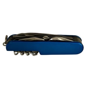 Multifunctional Blue Pocket Knife & Tool Set