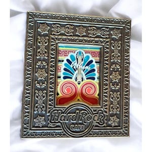 Hard Rock Cafe Limited Edition 300 goldfarbener Sammler Pin mit Gitarre