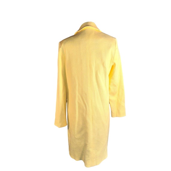Vintage Elliott Lauren Yellow Dress Coat Women Si… - image 7