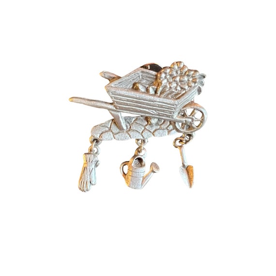 LCD Lindsay Claire Designs Garden Pin Silver Brushed … - Gem