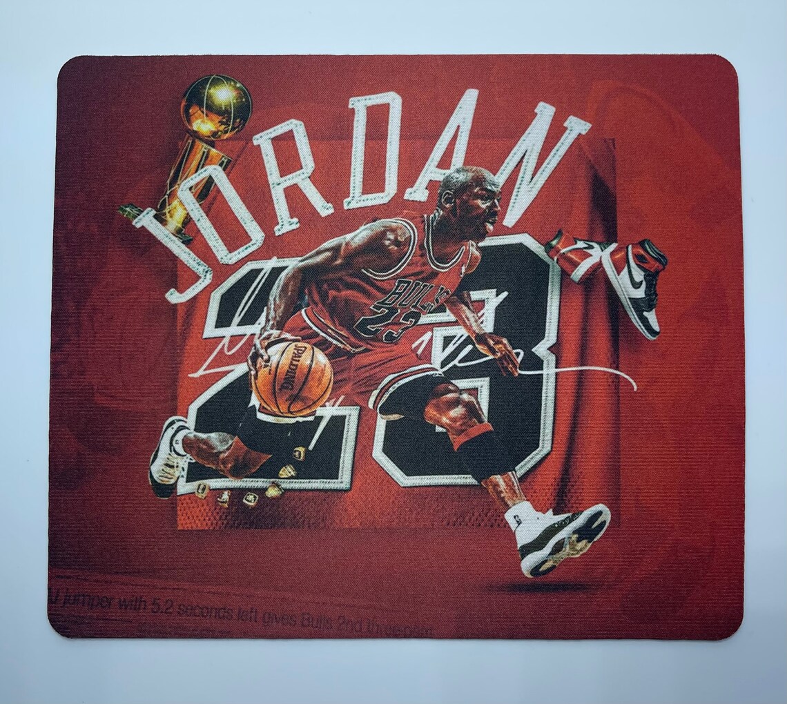 Michael Jordan Mousepad Etsy
