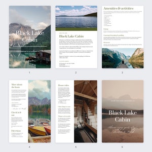 Customizable Airbnb Host Canva Template - Ready to Use Instant Download