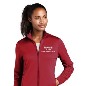 Personalized fleece jackets for nurses hotsell