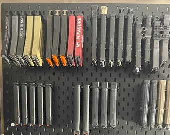 Ikea Pegboard Magazine Holder