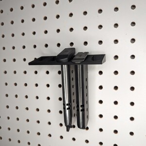 Mount for 1911 9mm/45 Mags Pegboard / IKEA Skadis / Wall Control / Vaultek Magazine Holder Storage Rack image 8