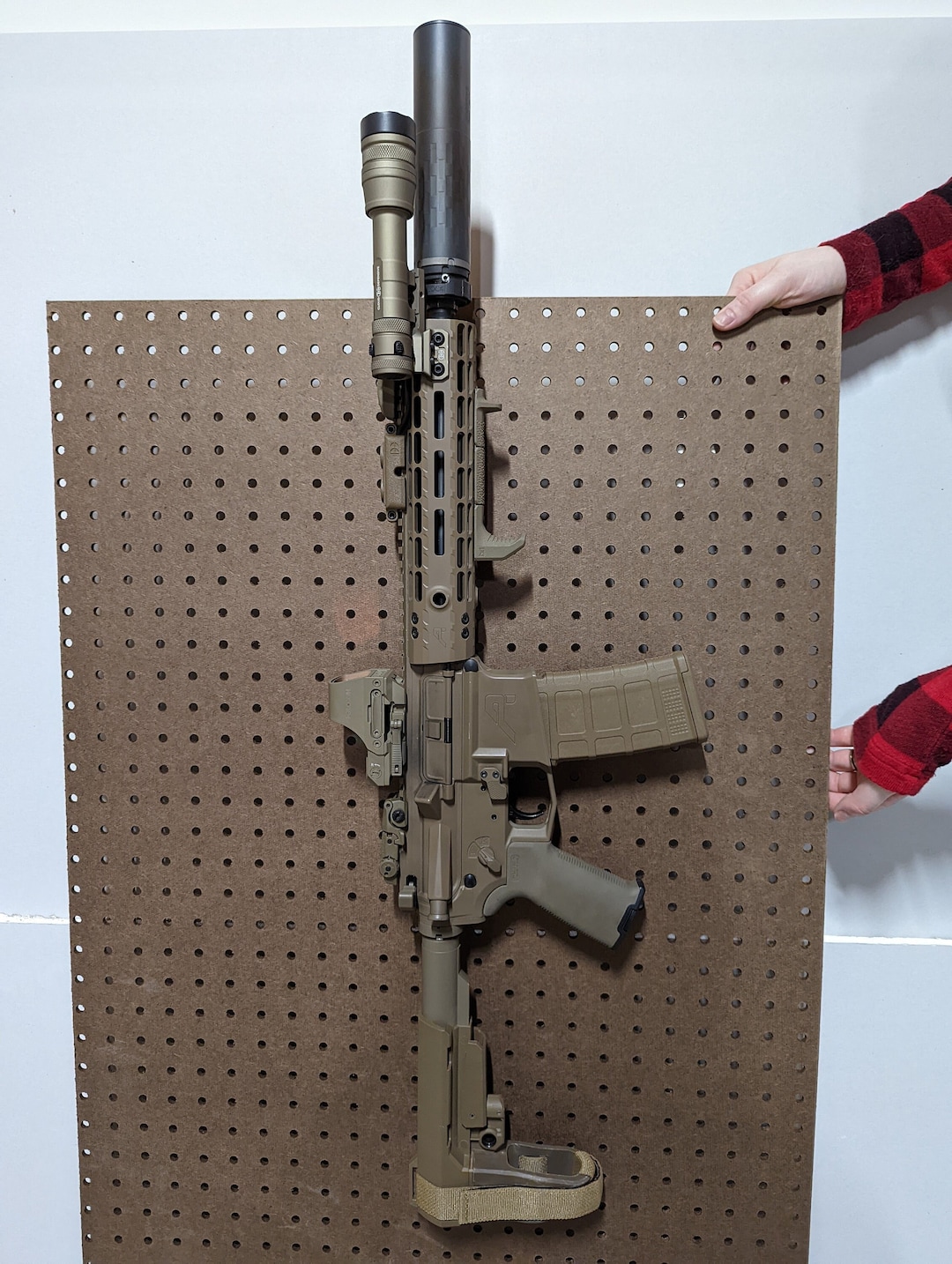 MLOK Vertical Gun Mount Pegboard / IKEA Skadis / Wall Etsy