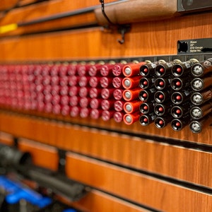 Shotgun Shell Mount - Slatwall | Gear Holder Storage Rack