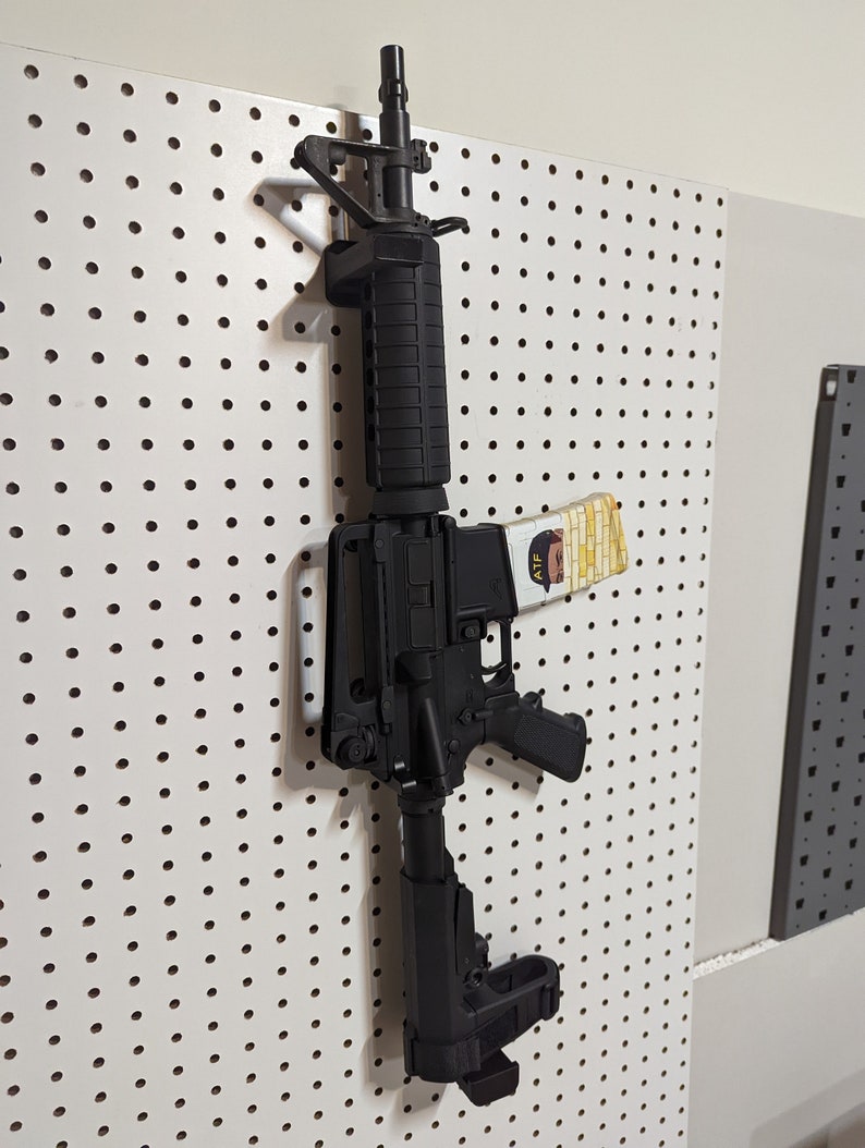 Universal Vertical Gun Mount Pegboard / IKEA Skadis / Wall Etsy