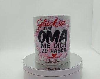 Personalisierte Tasse für Omas