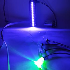 Accesorios de la película Cazafantasmas: Kit de luces PowerCell Proton Pack y LEDs verdes Cyclotron