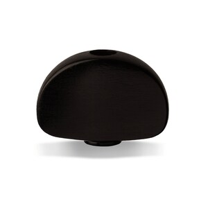 May include: Black guitar knob with a rounded, slightly domed shape.
