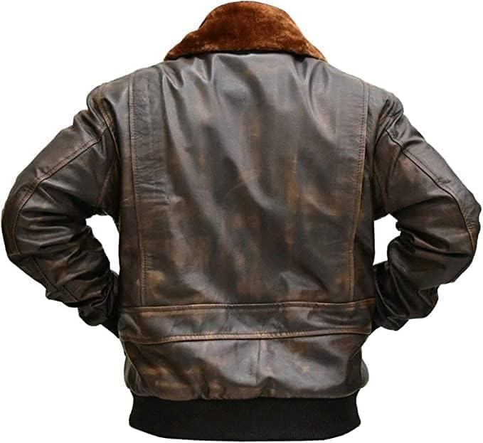 Men's Premium Real Leather Vintage G-1 US Naval Flight Jacket - Etsy